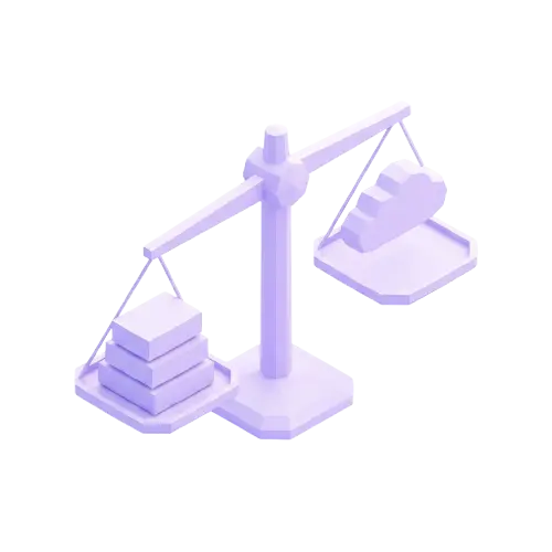 Illustration comparant SaaS standard et développement sur mesure (TCO)