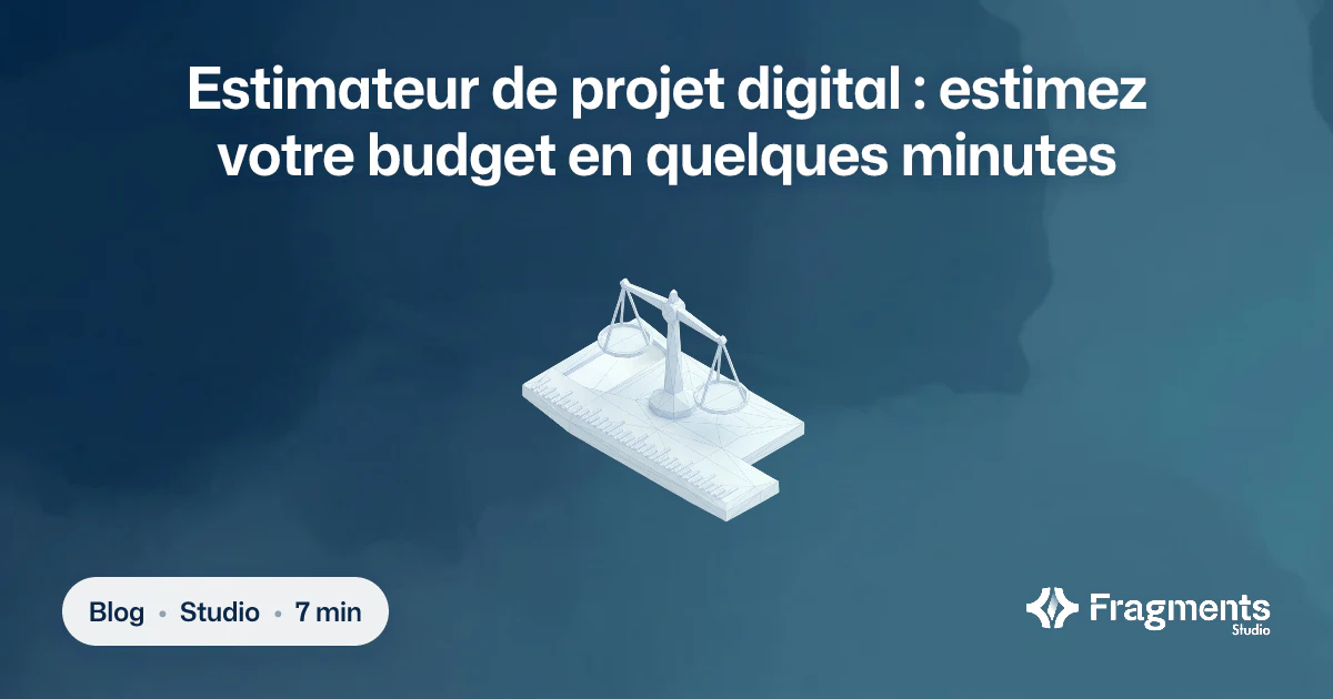 Estimateur de budget pour un projet digital sur mesure